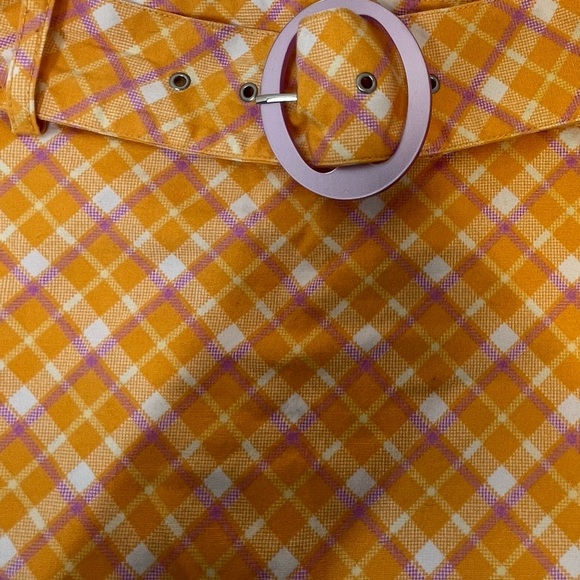 Urban Outfitters Plaid Pink & Orange Skort Size 2 - Picture 11 of 11